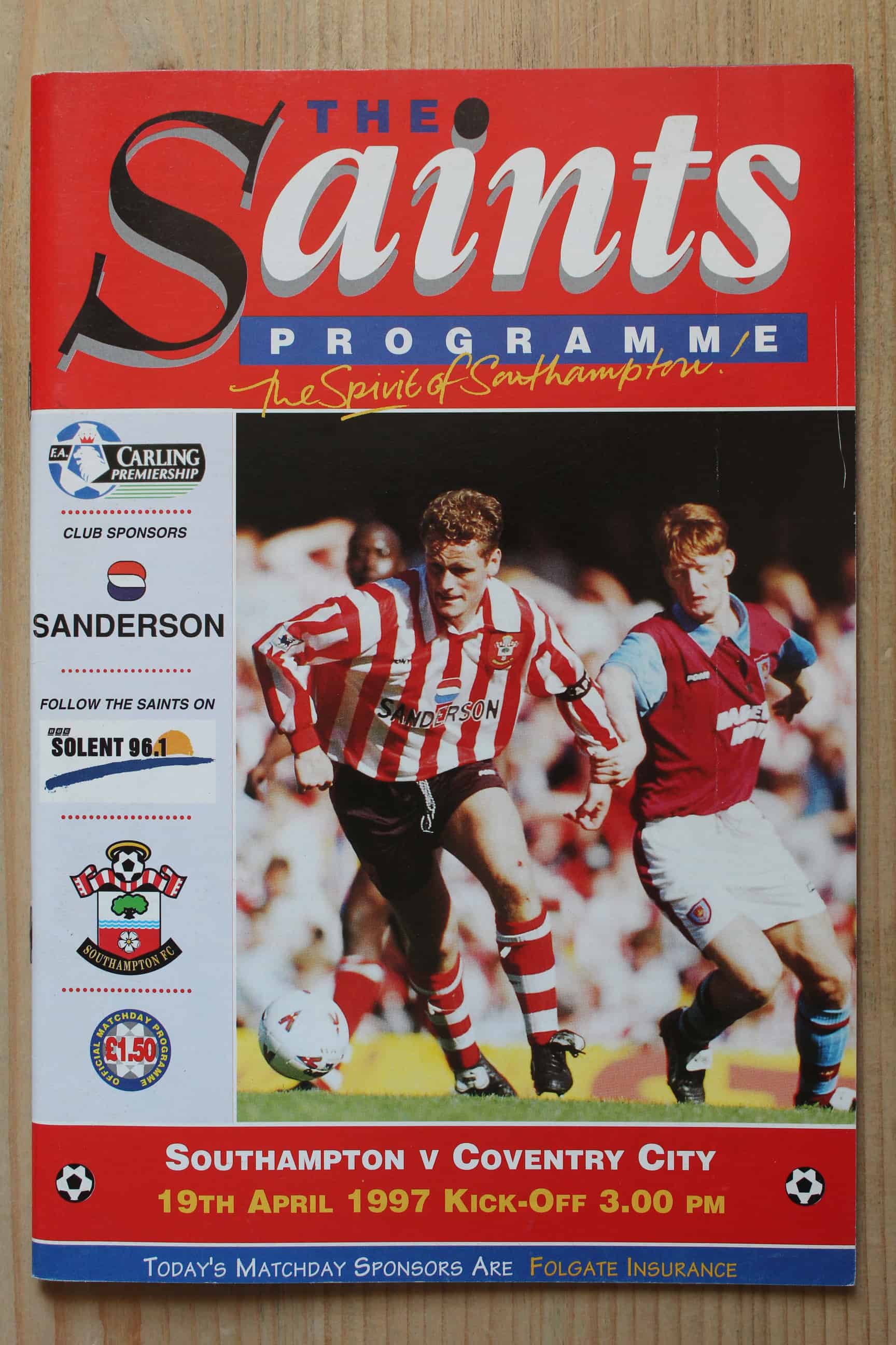 Southampton FC v Coventry City FC